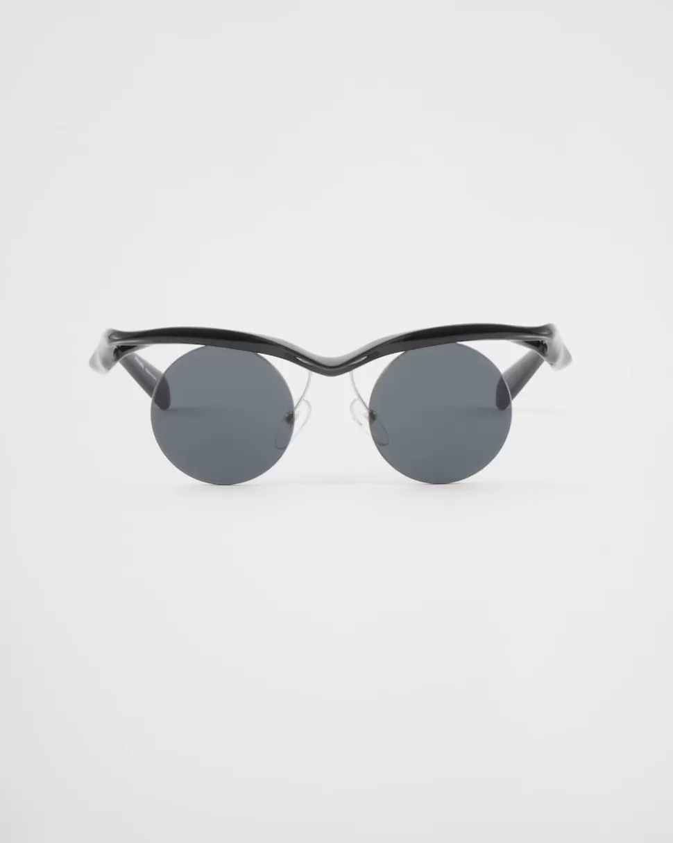 Clearance Prada Runway Sonnenbrille GläserInSchiefergrau