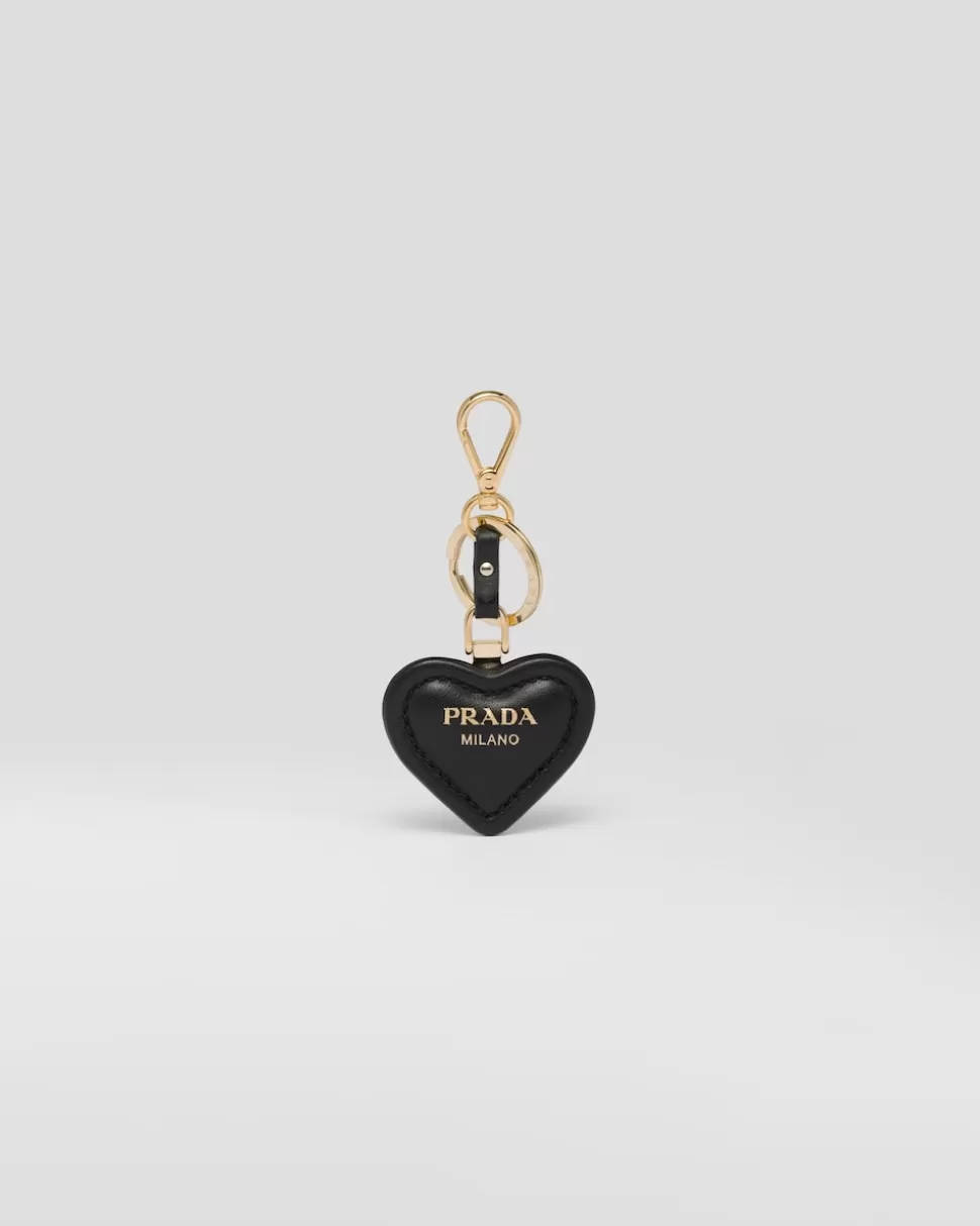 Cheap Prada Schlüsselring Aus Nappa-leder Schwarz