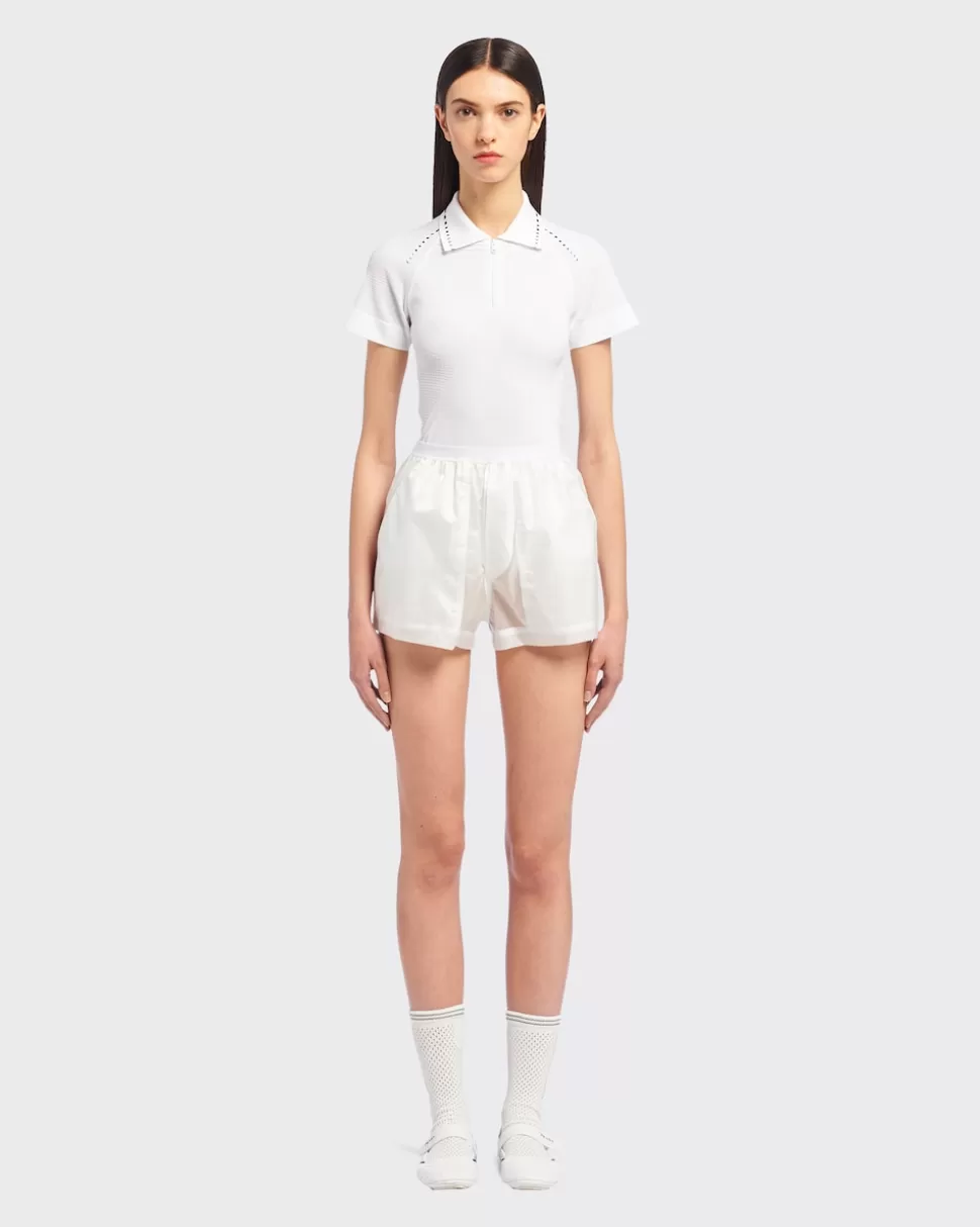 Best Sale Prada Shorts Aus Ripstop Schwarz