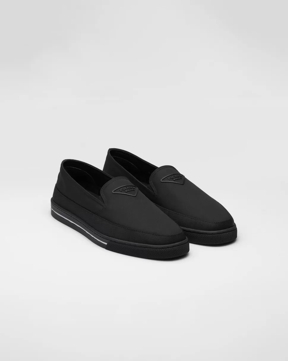 Cheap Prada Slip-on-sneaker Aus Re-nylon Schwarz