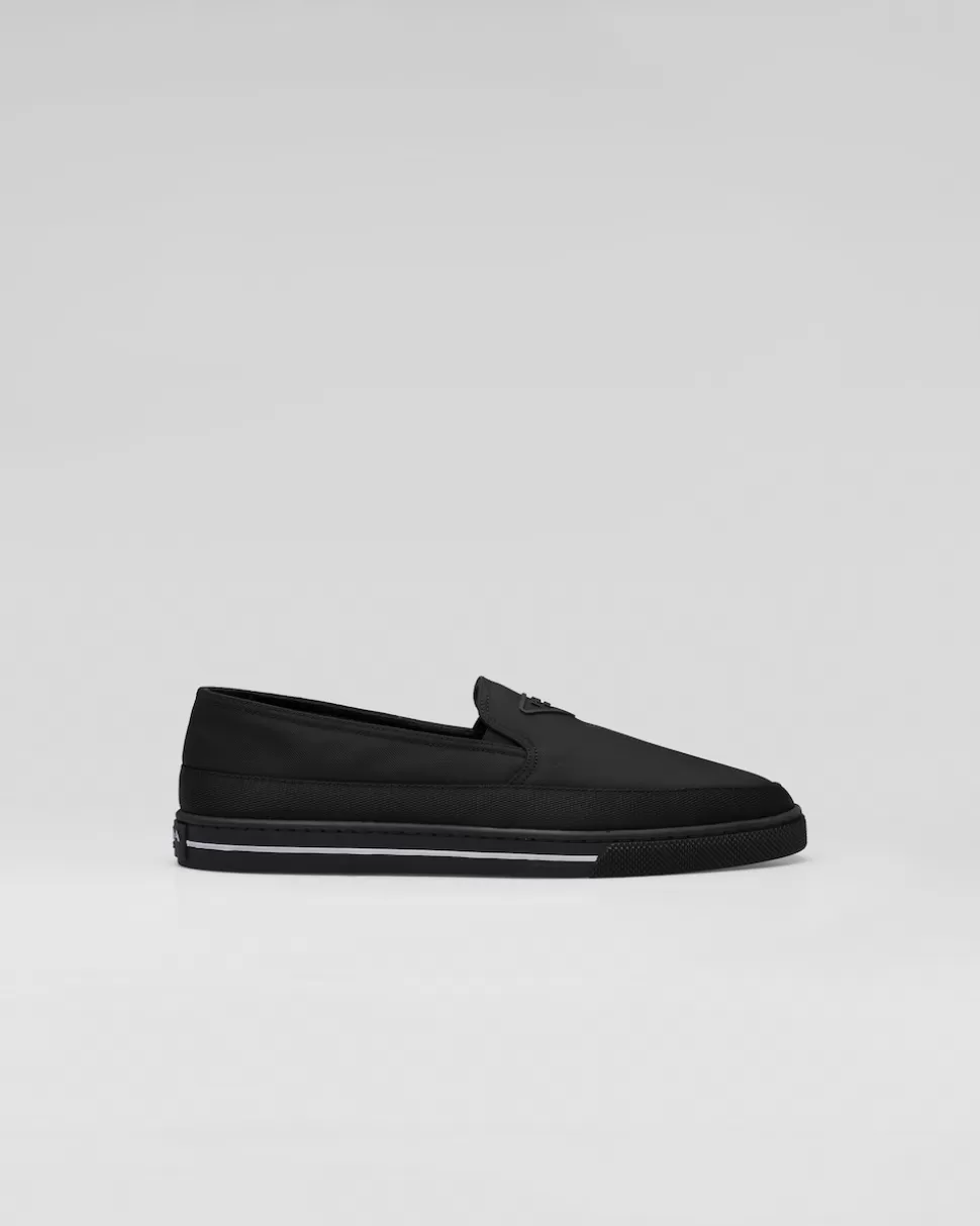 Cheap Prada Slip-on-sneaker Aus Re-nylon Schwarz