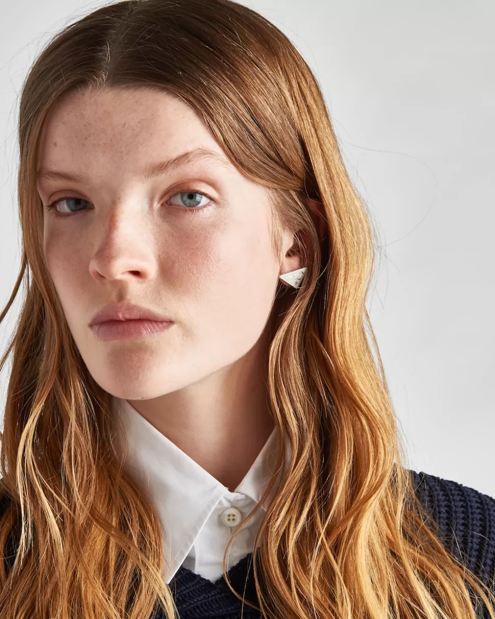 Store Prada Smalto Jewels Ohrringe Schwarz