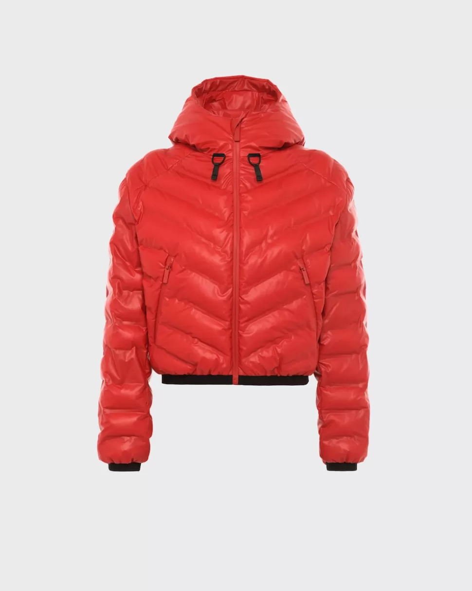 Clearance Prada Steppjacke Mit Kapuze Aus Light Re-nylon Schwarz
