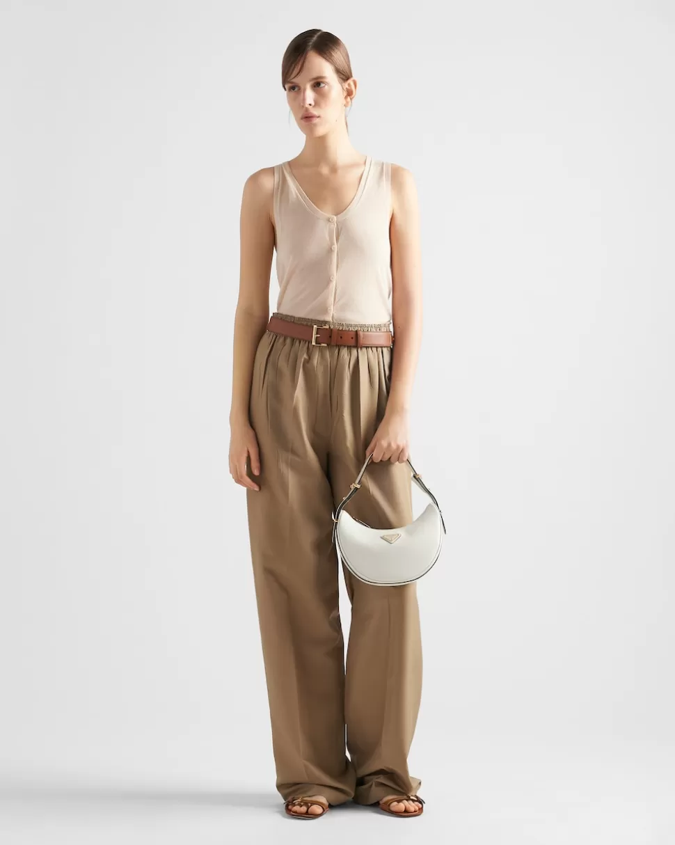 Best Sale Prada Tanktop Aus Kaschmir Und Seide Natur