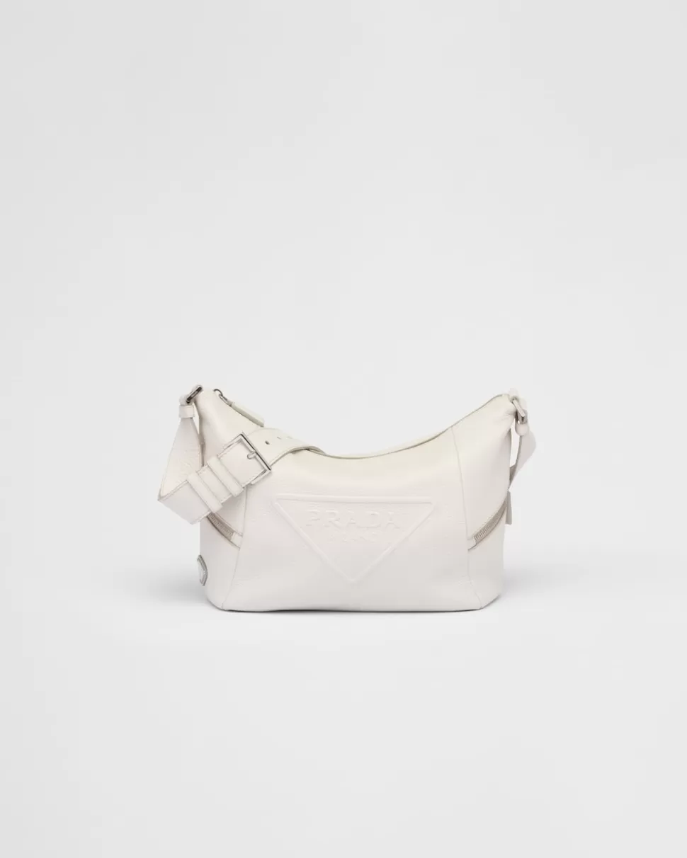 Cheap Prada Tasche Aus Leder Mit Schulterriemen Schwarz