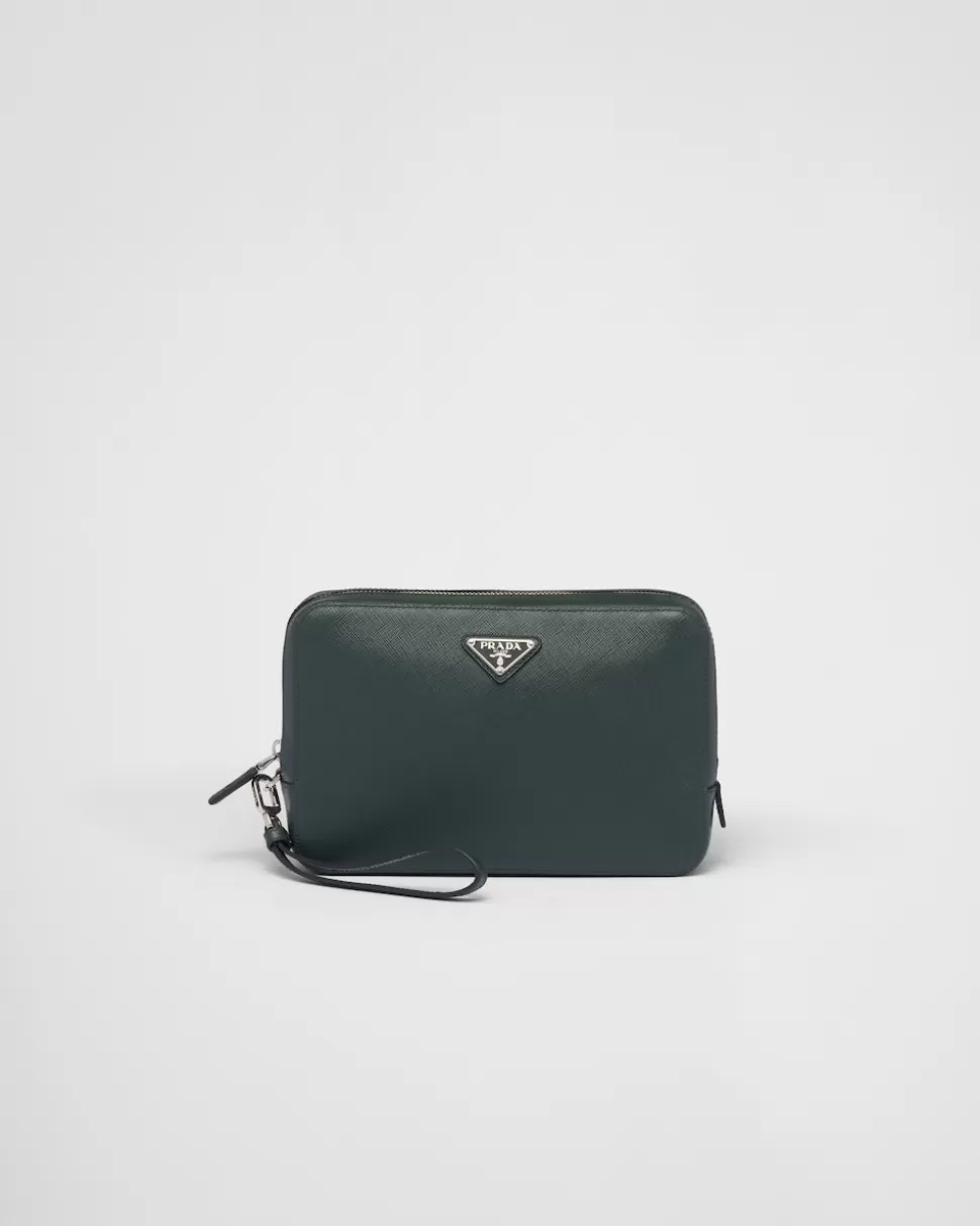 Flash Sale Prada Tasche Aus Saffiano Leder Schwarz