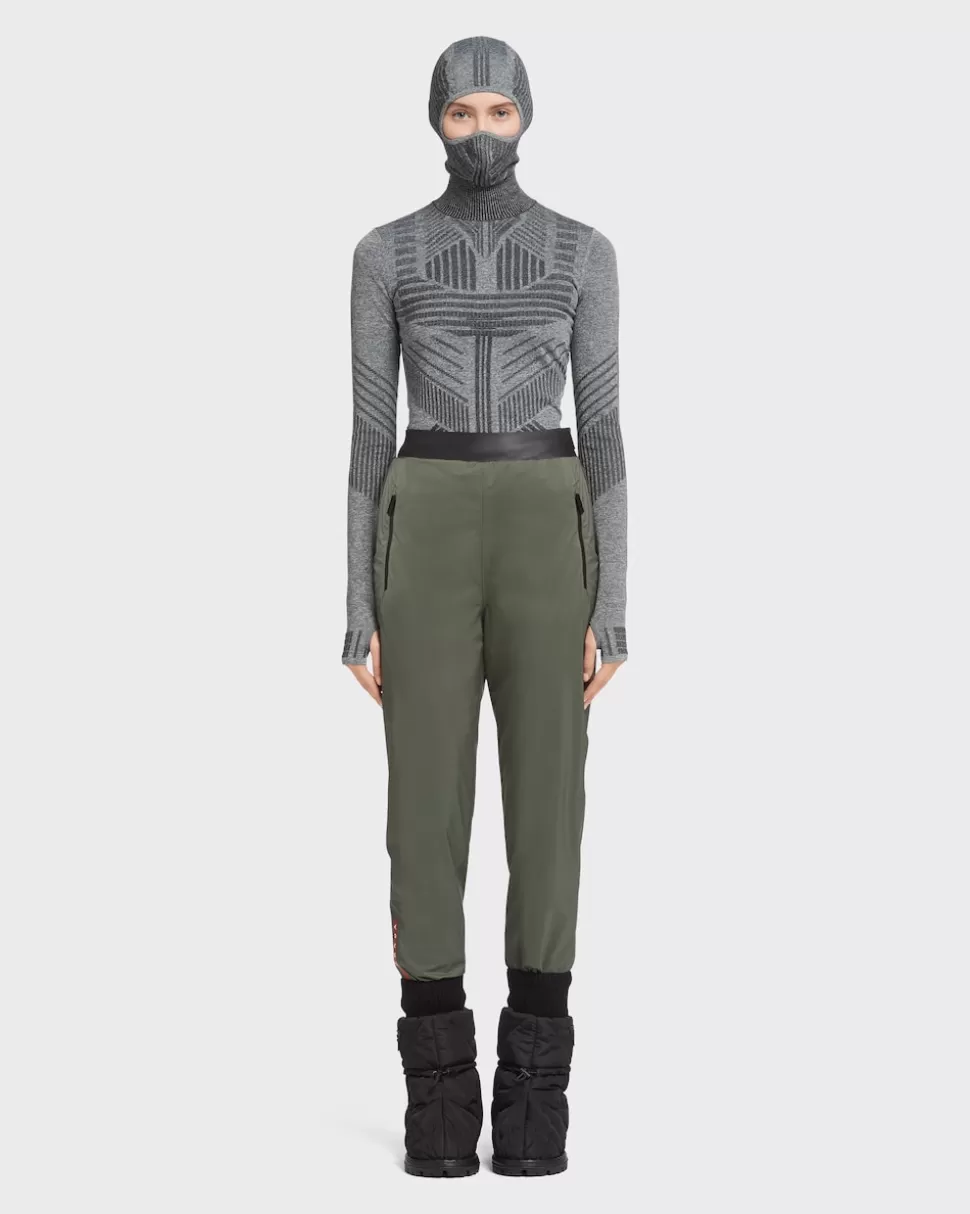 Flash Sale Prada Technische Hose Aus Light Re-nylon Schwarz
