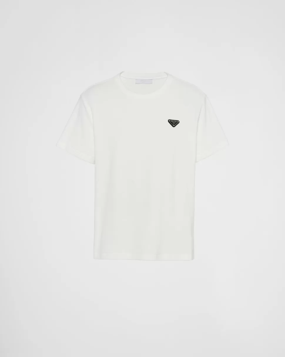 Hot Prada T-shirt Aus Frottee Weiss