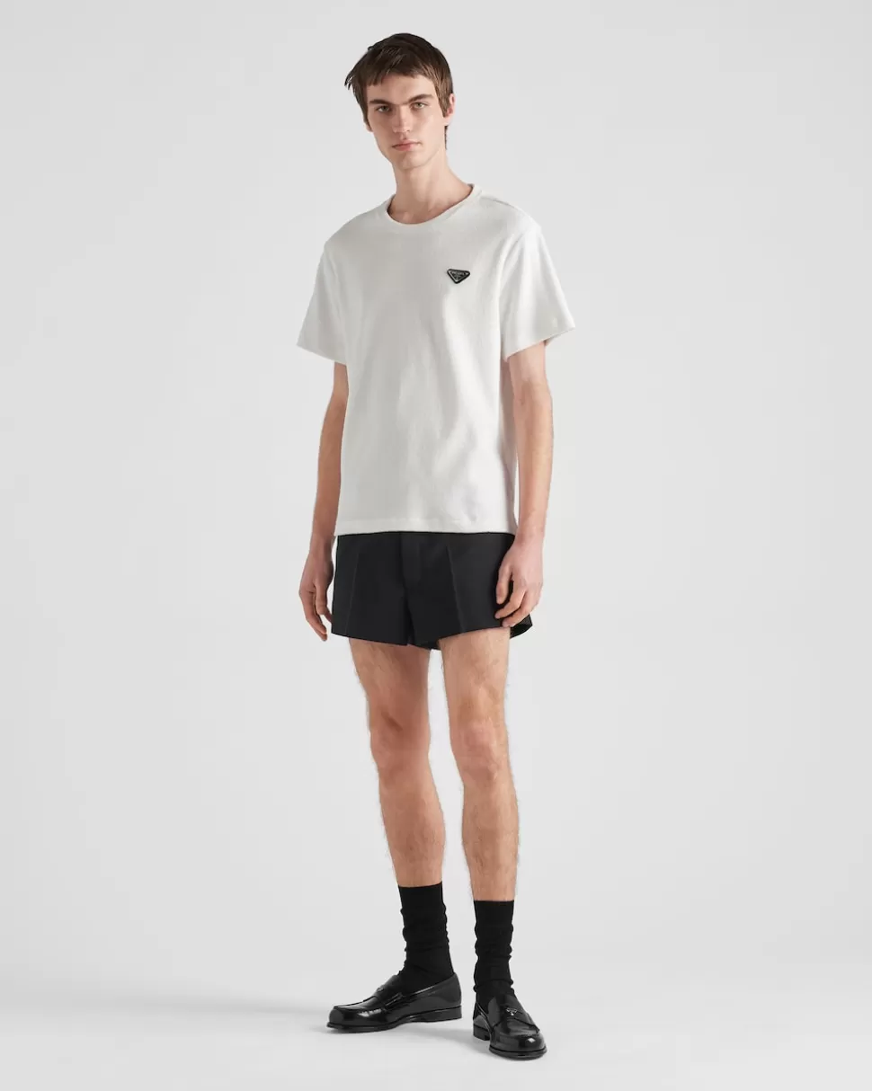 Hot Prada T-shirt Aus Frottee Weiss