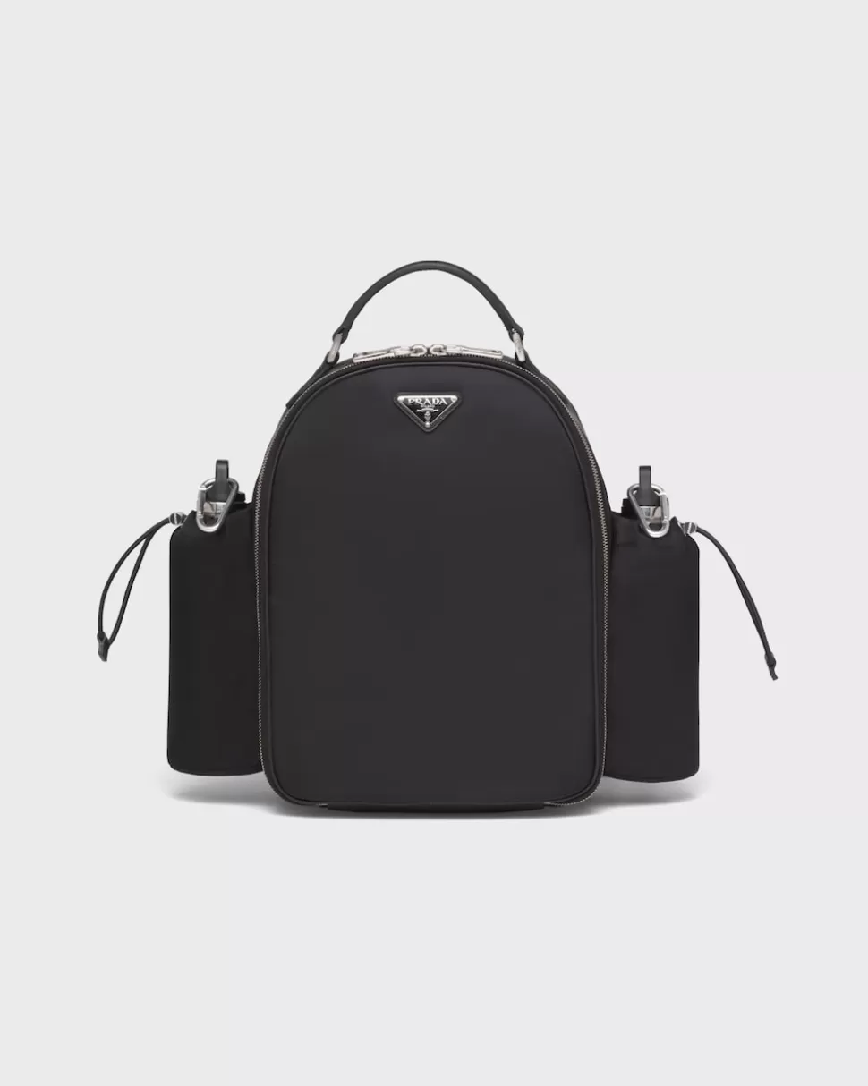 Sale Prada Voll Ausgestatteter Picknick-rucksack Re-nylon Schwarz