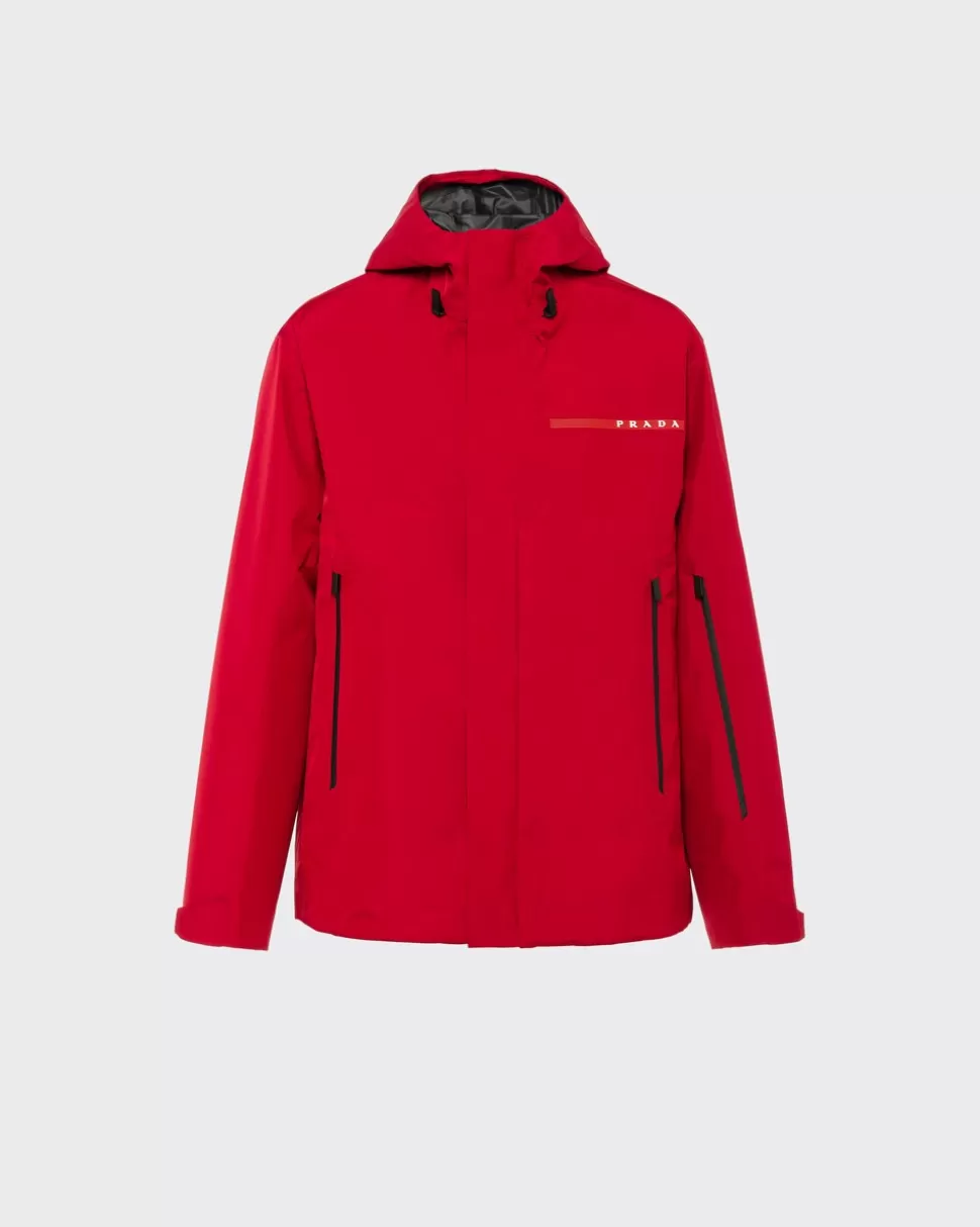 Clearance Prada Windbreaker Aus Extreme-tex Schwarz