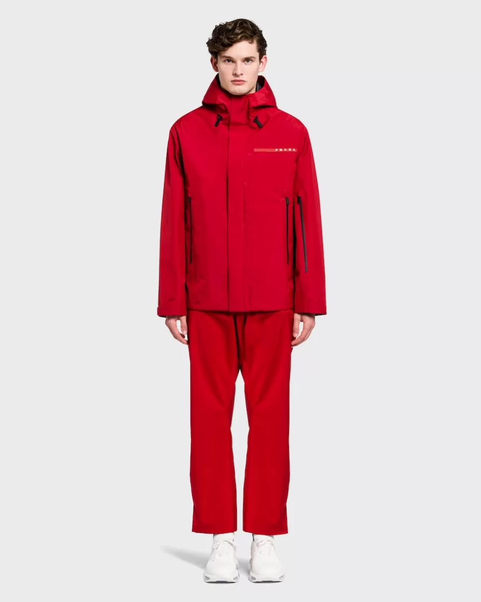 Clearance Prada Windbreaker Aus Extreme-tex Schwarz